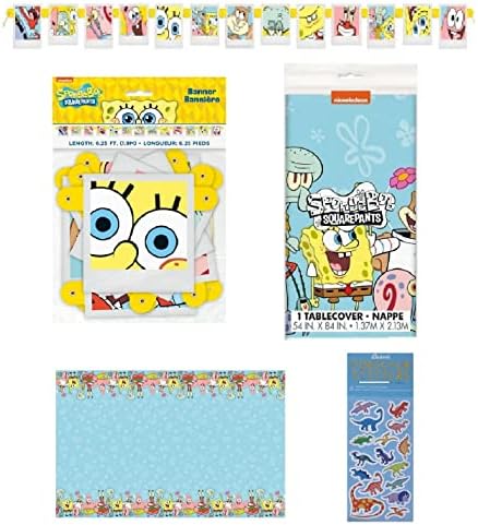 SpongeBob Squarepants Birthday Decoration Bundle