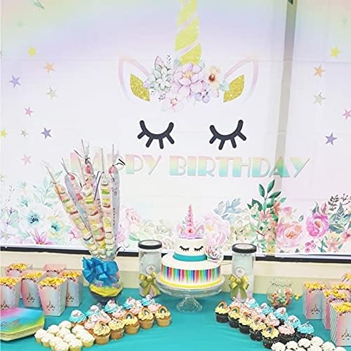 Zkptops Unicorn Cake Topper Birthday Decorations Pink 58 Inch