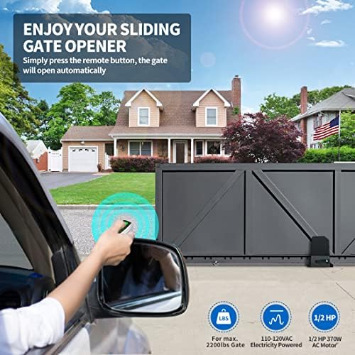 TOPENS RK990T Heavy Duty Gate Opener with Remote Control