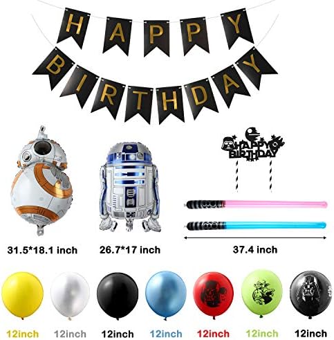 Haooryx Galaxy Wars Party Favor Set 35PCS Black Series