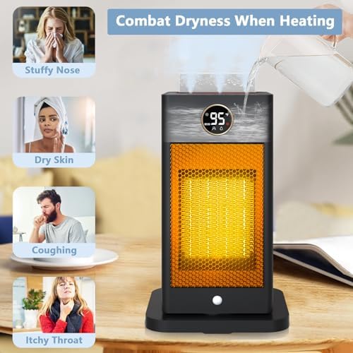 Beautyfan 3-in-1 Space Heater with Humidifier and Motion Sensor