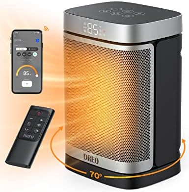 Dreo 1500W Smart Space Heater with WiFi Oscillation Thermostat