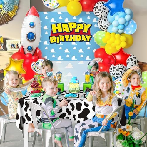 Winrayk 154Pcs Toy Story Birthday Decorations Set