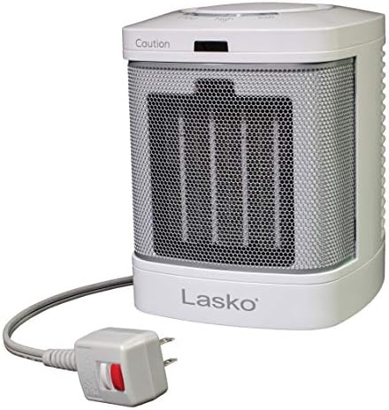 Lasko Small Ceramic Space Heater for Home and Bathroom Use