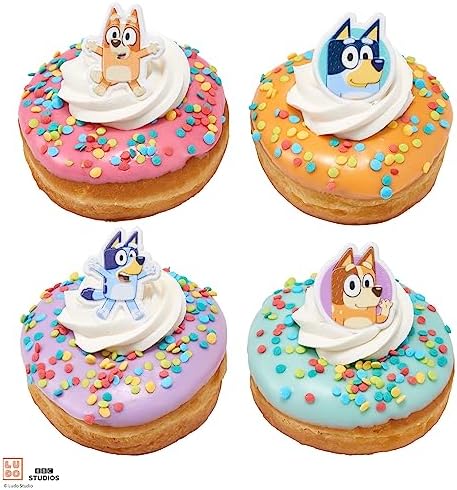 DecoPac Bluey So Much Fun Cupcake Rings - 24 Pack