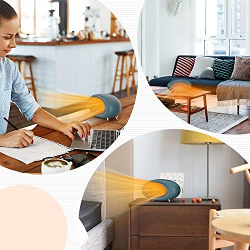 Lmkeji 600W Mini Space Heater - Compact Safe for Bedroom and Home Use