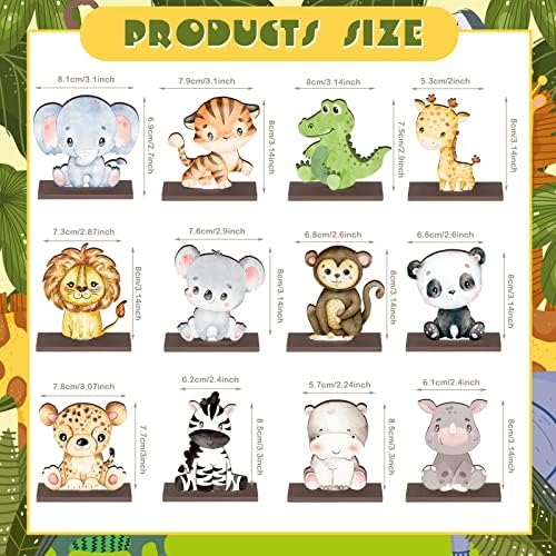 Yaomiao Jungle Animal Baby Shower Centerpieces