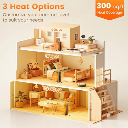 COSTWAY Oil Filled Radiator Heater with 3 Heat Settings