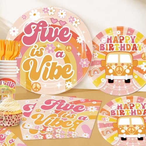171pcs 5th Birthday Decorations Set for Girl