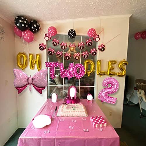 Oh Twodles Balloons 2nd Birthday Cake Topper Party Decor