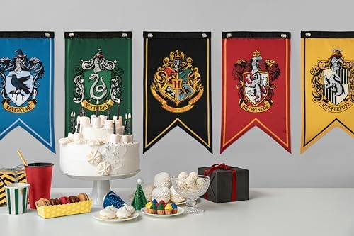 Conquest Journals Harry Potter House Banner Flag Set 1