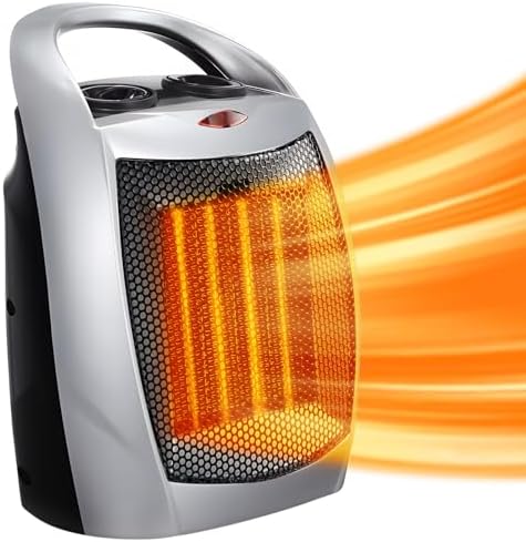 Antarctic Star 750W1500W Ceramic Space Heater with Thermostat