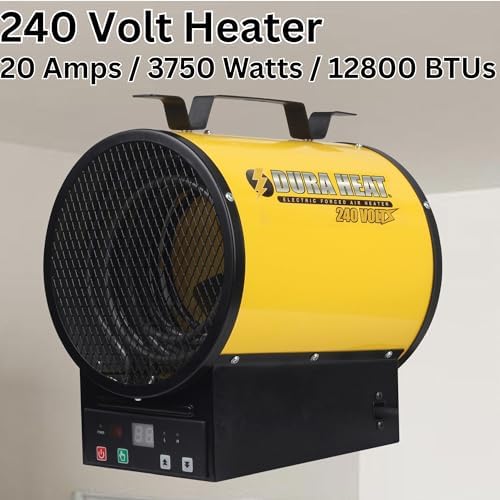 Dura Heat EUH4000R Electric Space Heater with Remote Control 12800 Btu