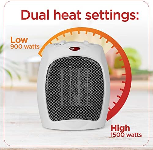 BLACKDECKER 1500W Portable Space Heater with Carry Handle