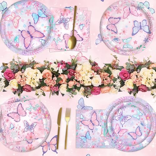 Butterfly Party Decor Set for 20 Guests