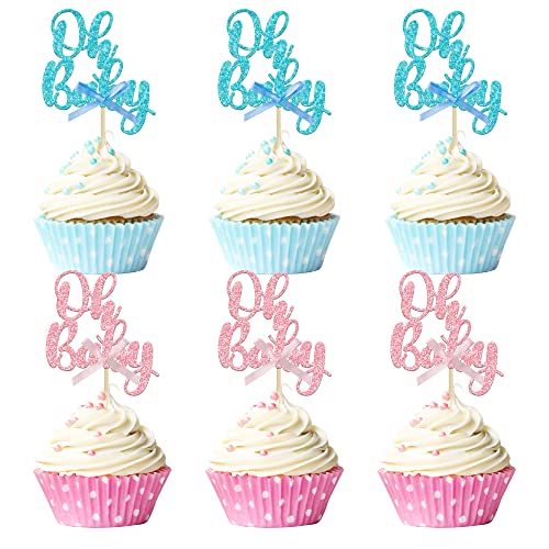 Gyufise 36Pcs Oh Baby Cupcake Toppers 1