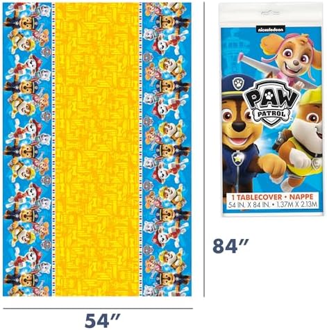 Unique Paw Patrol Tablecloth Sticker Set