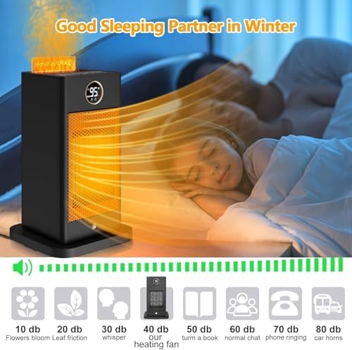 Beautyfan Space Heater with Humidifier and 3D Flame Effect