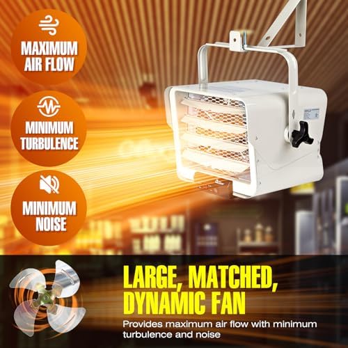 DR INFRARED HEATER 7500W 240V Hardwired Electric Heater with Remote Thermostat