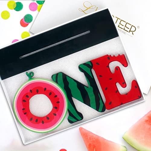 LINGTEER Watermelon Birthday Table Centerpiece