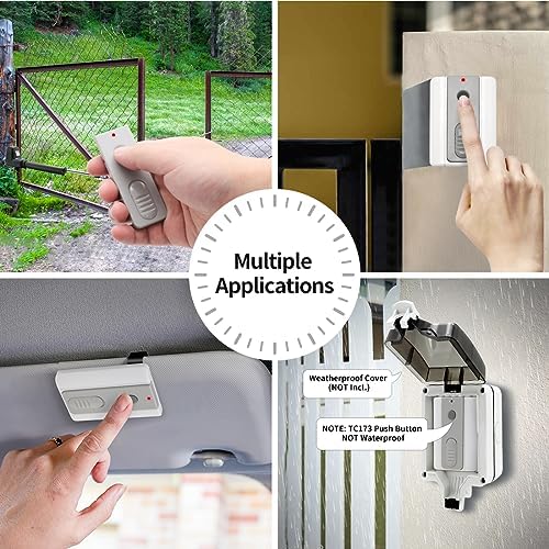 TOPENS TC173 Wireless Push Button for Gate Opener