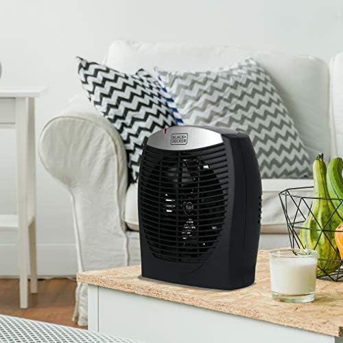 BLACKDECKER 3-Setting Electric Space Heater with E-Save and Thermostat Control