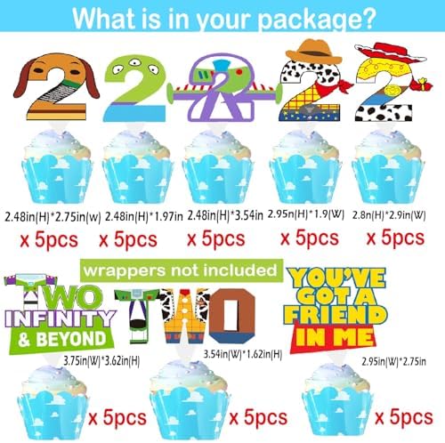 METIXOZE 2nd Birthday Decor Kit with Balloons Banners and Tablecloth