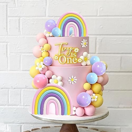 35 Piece Groovy Cake Toppers Boho Decorations Set