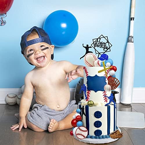 Baseball Cake Decorations 36pcs Themed Birthday Party Supplies