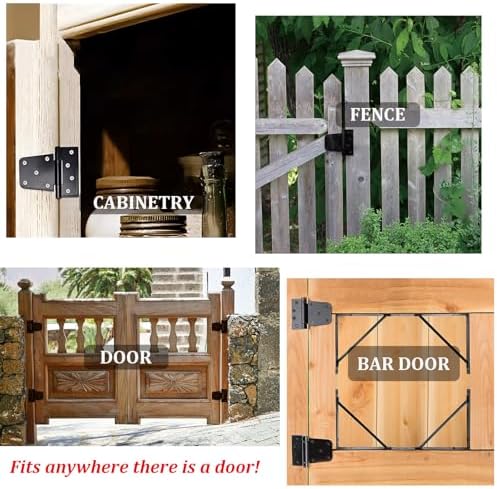 CTrowelpro 3-12 Heavy Duty Gate Hinges 8 Pack