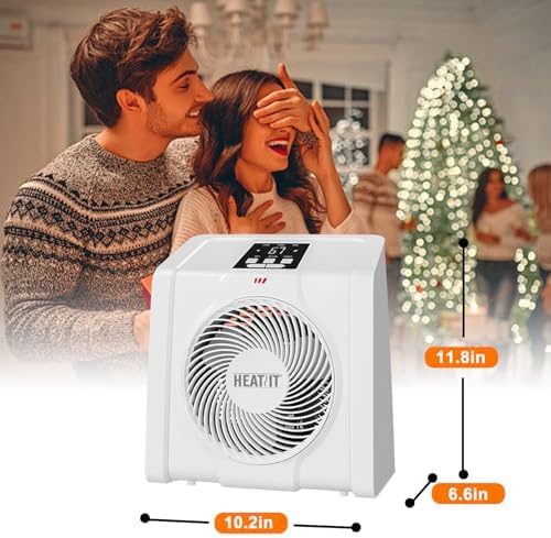 HEATIT Digital Space Heater with Thermostat and Timer