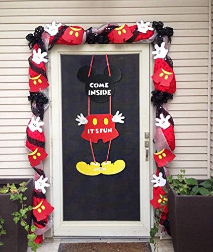 Nyhpar Cartoon Mouse 3 Year Birthday Decor Set