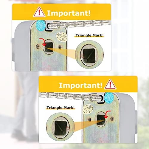 Soobool Double Sided Keyless Door Lock with Adjustable Deadlatch 1