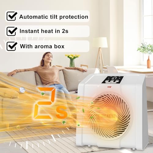 HEATIT Digital Space Heater with Thermostat and Timer