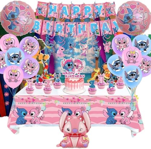 Lilo and Stitch 101PCS Birthday Party Decor Set