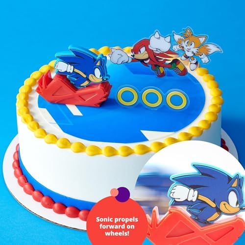 DecoSet Sonic The Hedgehog Cake Topper Set