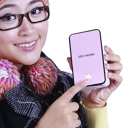 YOUCIDI Safety Energy-Saving Heater Pink Portable Room Warmer