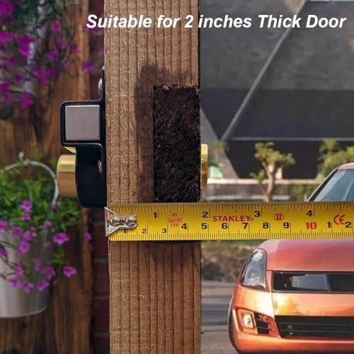 AceFox 2 Heavy Duty Gate Lock with 5 Keys