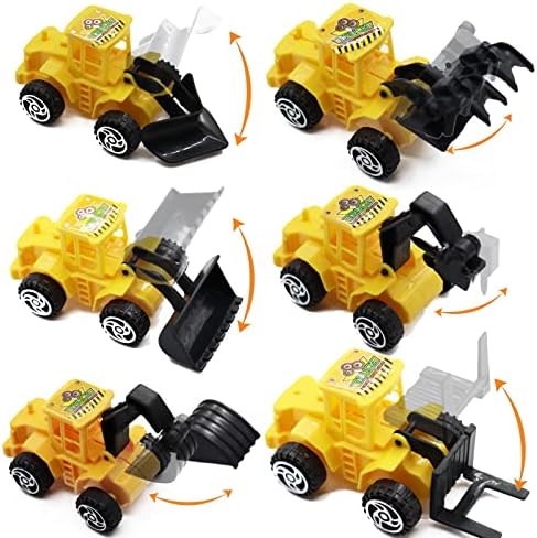 Nevperish 18 PCS Construction Cake Toppers Set