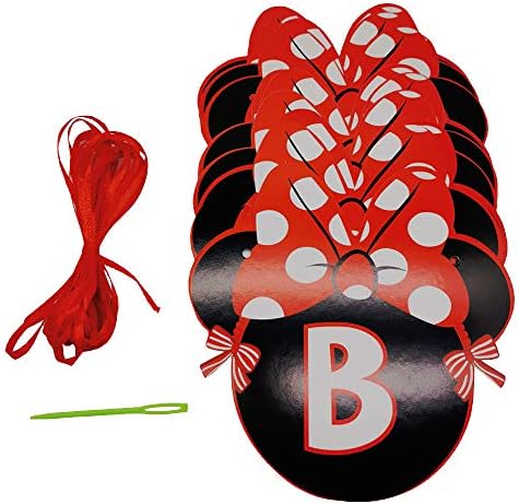 CHuangQi Minnie Birthday Banner Set