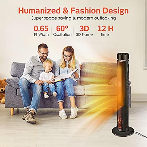 TRUSTECH 36 Ceramic Space Heater with Remote Control