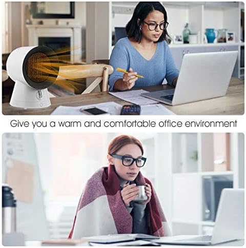 COSTWAY 2 in 1 Space Heater and Fan with 3 Modes