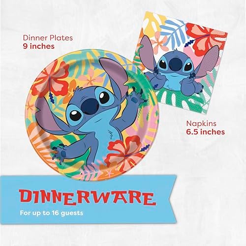 Lilo and Stitch Birthday Party Decor Kit for 16