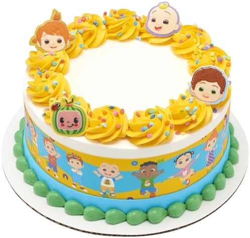 DecoPac CoComelon Cupcake Rings - 24 Pack with JJ YoYo TomTom