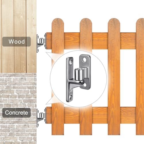 Insaga 304 Stainless Steel Gate Hinges 4-Pack Heavy Duty