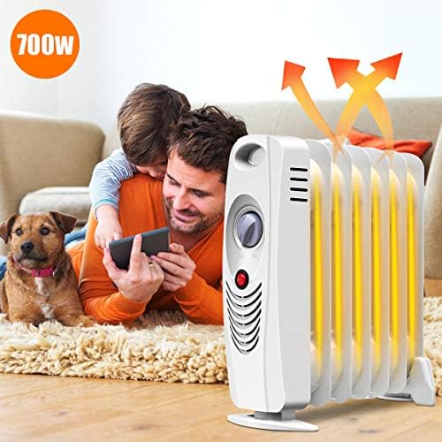 Tangkula 700W Oil-Filled Space Heater with Adjustable Thermostat