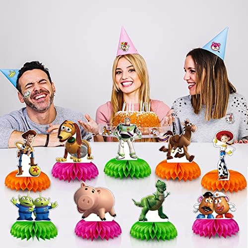 9 Pcs Honeycomb Centerpieces for Kids Parties