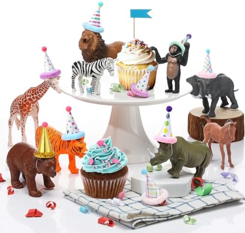 18 Pcs Jungle Animal Birthday Party Decorations Set