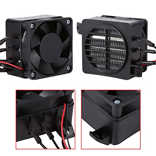 Zerodis 12V 100W Adjustable PTC Air Heater for Small Space