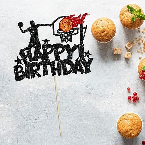 Ephlyn Basketball Birthday Cake Topper 1Pc
